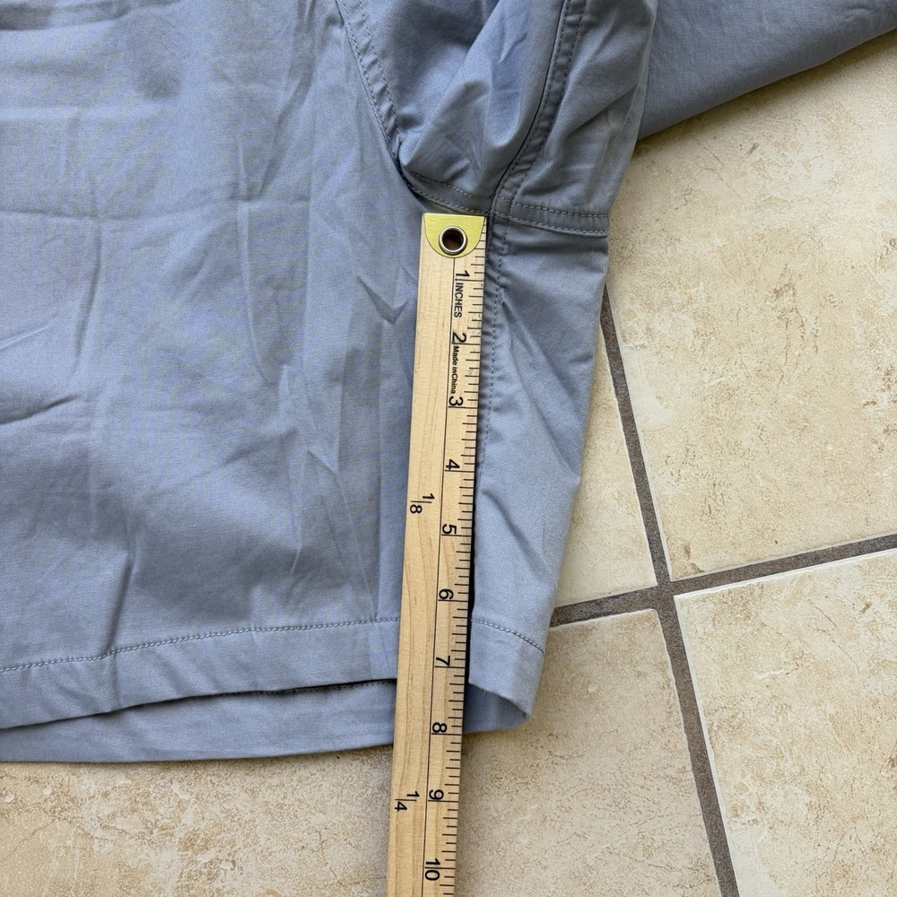 Woof Clothing Shorts Mens Medium Gray Commando Mesh Lined Button Fly Chino Flex - Picture 8 of 8
